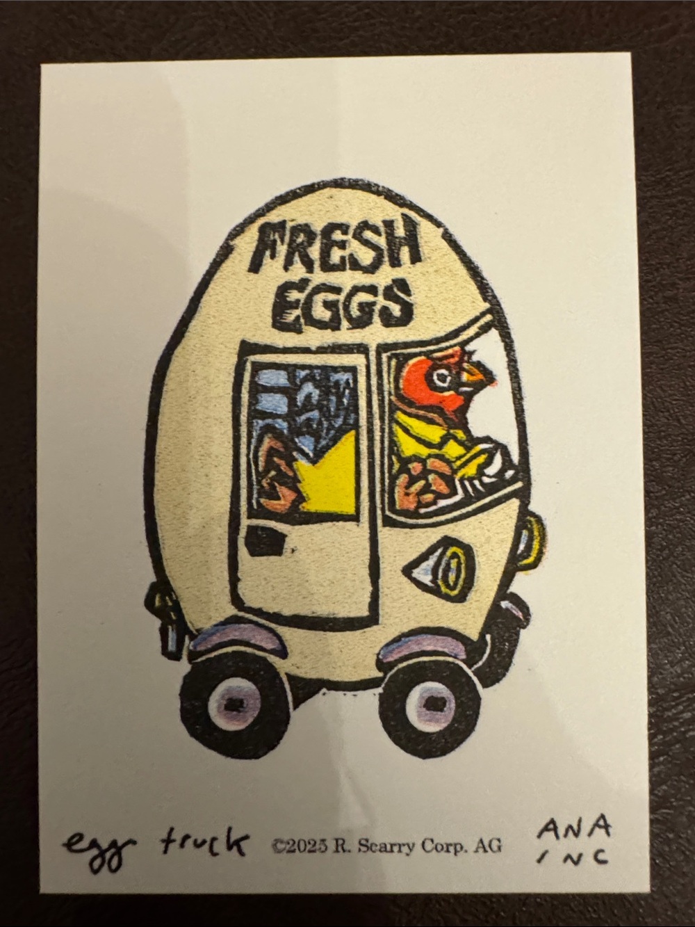 Inciardi - Egg Truck - Mini Print